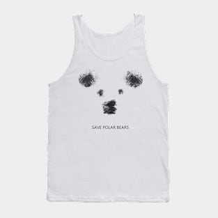 Save polar bears Tank Top